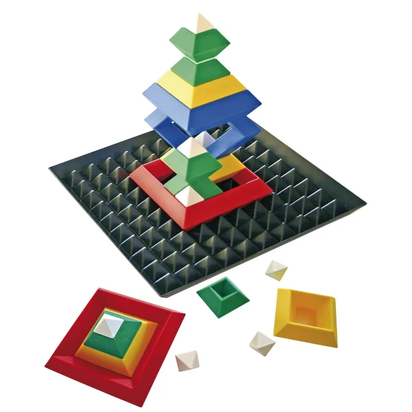 Triangle Puzzle with base 24-piece + base — Eduplay educational toys kindergarten