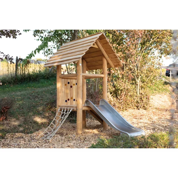 Under 3 Zwergenhausen Tower with Steel Anchors — Kiki-Ena Natural Wood Craft Materials