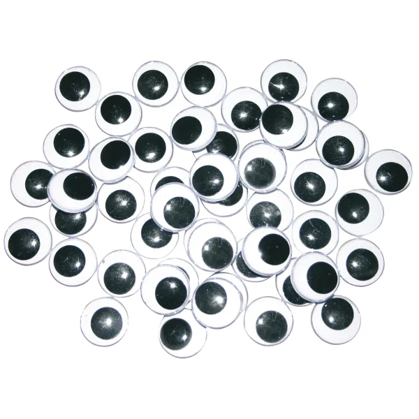 Googly Eyes 18 mm Black/White — Eduplay nursery educational toy