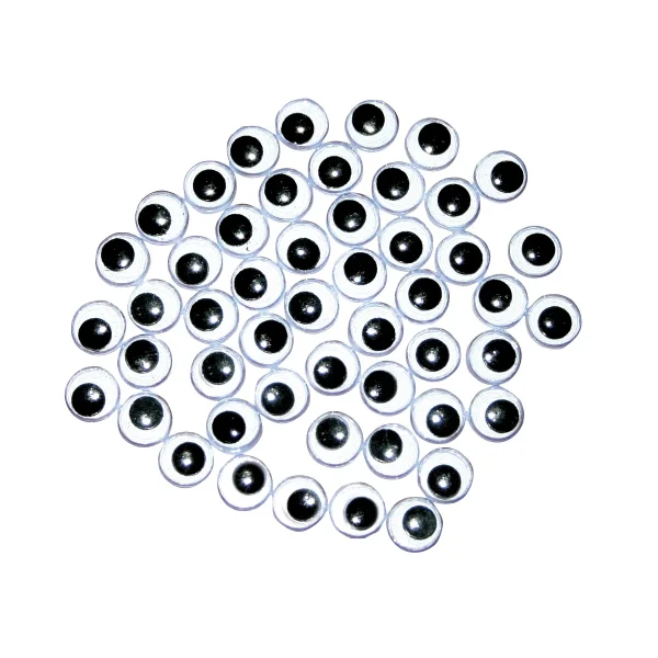 Googly Eyes 8 mm Black/White — Eduplay nursery educational toy