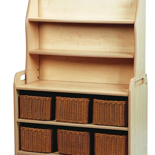 Welsh dresser with storage and 6 baskets — Millhouse Educational Play School