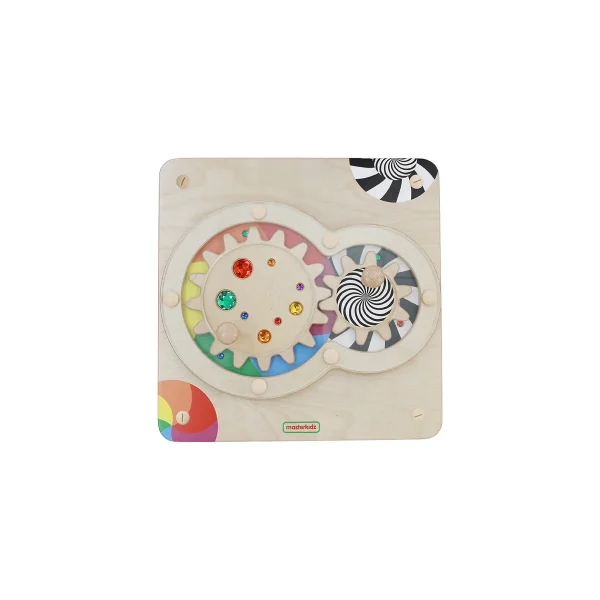 Wall Elements Hand Coordination Training Gears — Kiki-Ena Craft Materials Natural Wood