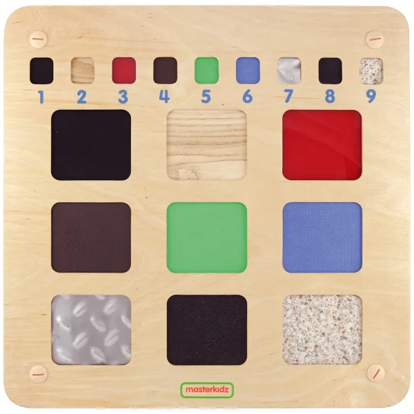 Wall Elements Tactile Training Board — Kiki-Ena Craft Materials Natural Wood