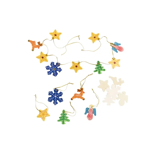 Wooden Christmas Decorations 50-Piece Set — Eduplay educational toy for nursery