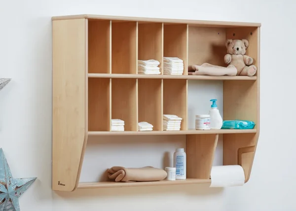Changing Wall Storage Unit — Millhouse Learning Toys School