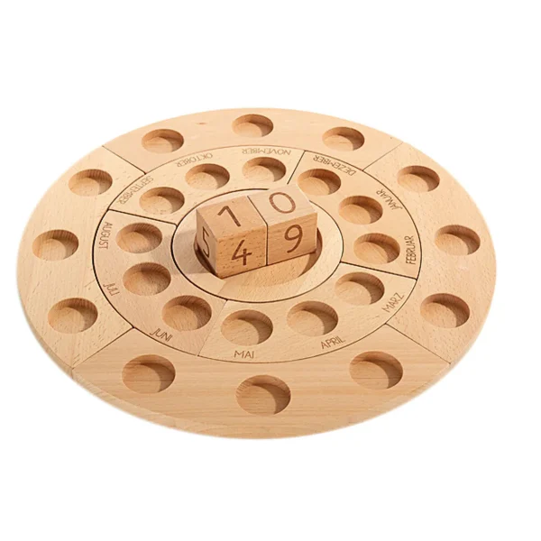 Counting and Laying Board Perpetual Calendar — Eduplay educational toy for nursery