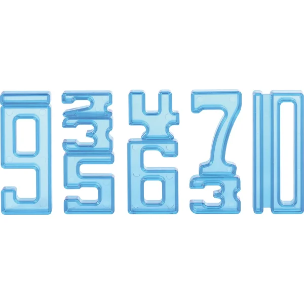Translucent Number Blocks Set of 140 — Eduplay educational nursery toy