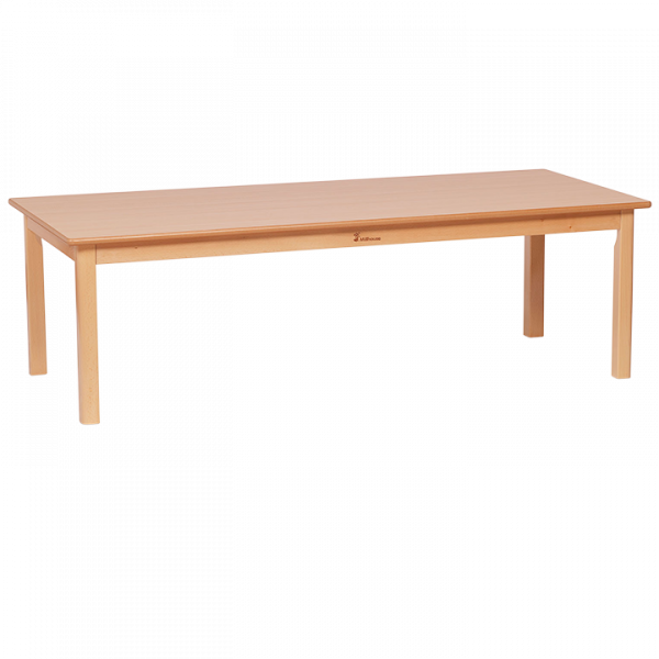 Millhouse large rectangular children's table in beech wood